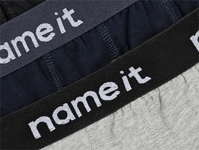 Name It boxershorts i sort med logo elastik